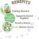 Nature Gnaws Bacon Cheese Bar Chews for Dogs (4 Count)  Hard Long Lasting for Aggressive Chewers - Rawhide Free Dog Chew Bones - Yak Alternative