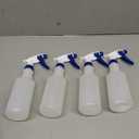 Spray Bottles 750 ml (25oz) with colored triggers refillable empty HDPE Plastic Spray Bottles for Cleaning/Gardening/saloons etc. leak Proof Heavy Duty Water Bottles 4 pcs/Pack (BLUE)