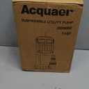 Acquaer 1HP Sump Pump, 4345GPH Submersible Water Pump for Water Removal in Hot Tubs, Pools, Basements, and Garden Ponds