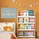 Cute Blue Coastal Girls Room Decor,Beach Room Decor Long Live Girlhood Sea Shells Linen Hanging Banner Flag for Nursery Playroom Wall,Toddler Decorations Trendy 30x20,girlroom