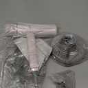 Ionic Hair Dryer with Diffuser and Concentrator, Professional Lightweight Quiet Blow Dryer, Powerful 1600 Watt Motor for Fast Drying and Straight & Wavy Hair, 3 Temps/2 Speeds, 6.56 Ft Cord, Pink