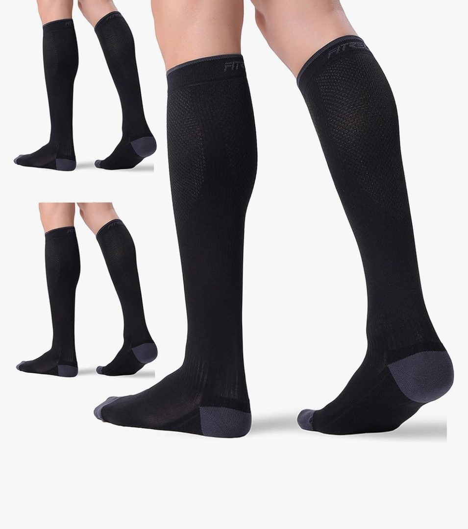 2 Pairs  Socks for Women and Men 20-30mmHg-Circulation Support Socks