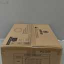 LEDIARY Ceiling Fans with Lights, 20 Inch Low Profile Ceiling Fan with Remote, 6 Speeds, Reversible, Dimmable Flush Mount Fan Light, Modern Fandelier Ceiling Fan with Lights for Bedroom, White