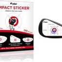 Golf Impact Tape - High-Resolution Strike Stickers for Iron, Wood & Fairway Clubs, Non-Residue, Swing Training Aid Impact Labels (Righties- 240pcs (Iron 8x30))