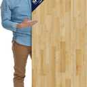 Solid Wood Butcher Block Countertop - Unfinished Birch Slab Counter Top Wooden Table Top for DIY Kitchen Island, Workbench, Washer Dryer, Coffee Bar Table, 60"x25"x1.5", 5FT