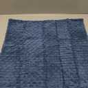 Kevin Textile Throw Pillow Covers Soft Corduroy Decorative Set of 2 Boho Striped Pillow Covers Pillowcases Farmhouse Home Decor for Couch Bed Sofa Living Room 20x20 Inch Blue