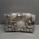 Christmas Ball Ornaments for Xmas Decorations,50 pcs Christmas Extra Large Tree Shatterproof Ornaments-Champagne (Combo of 5 Style in 3 Sizes)