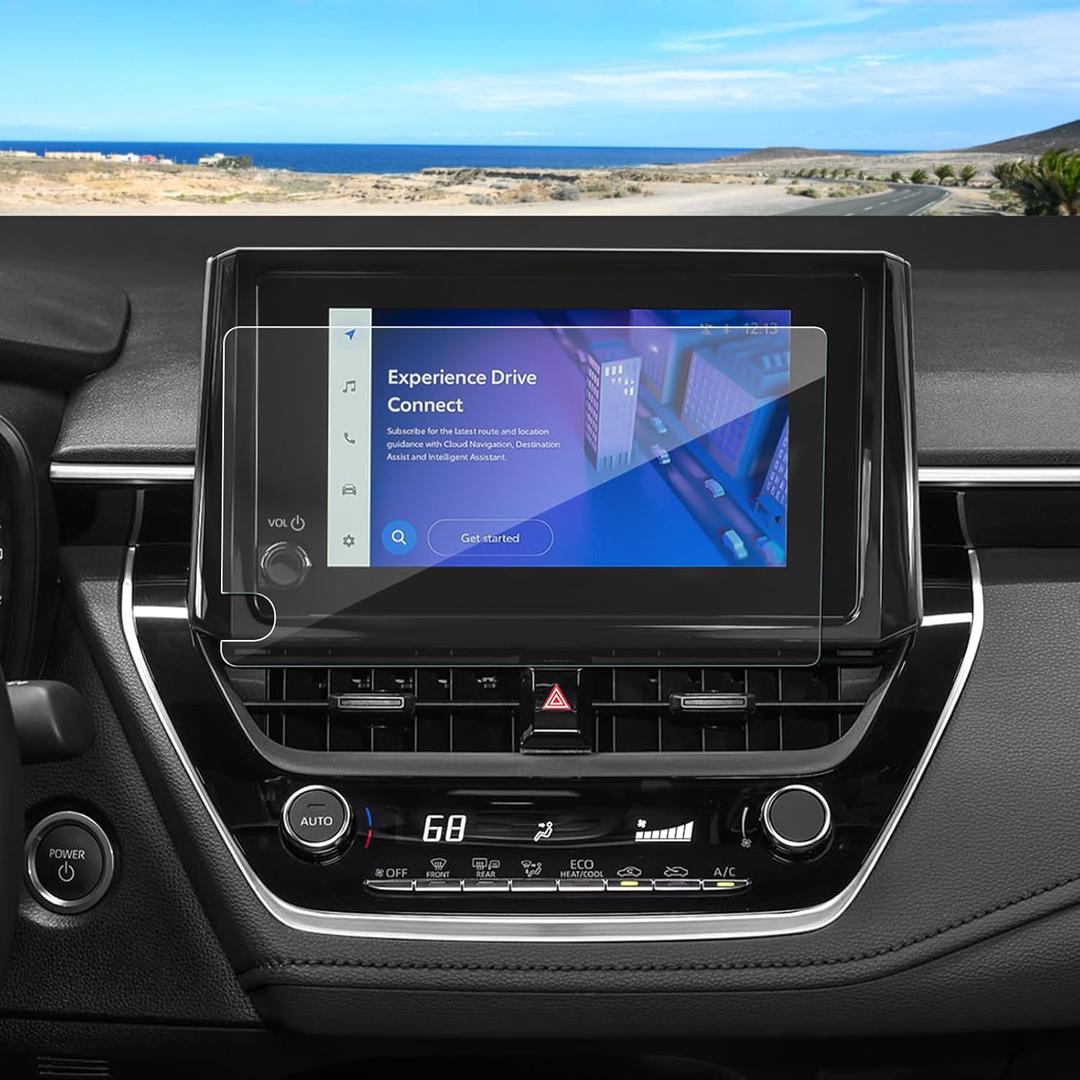 Anti-Glare Matte Screen Protector for 2023-2026 Toyota Corolla Cross (L/LE/XLE/Hybrid S/Hybrid SE/Hybrid XSE) 8-inch Touch Screen, 9H Tempered Glass 2026 2025 Corolla Cross Accessories 8" Anti-Glare Matte Screen Protector for 2023-2026 Toyota Corolla Cross (L/LE/XLE/Hybrid S/Hybrid SE/Hybrid XSE) 8-inch Touch Screen, 9H Tempered Glass 2026 2025 Corolla Cross Accessories 8"