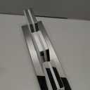 Modern LED Small Bathroom Lights Fixtures 3-Light,Stainless Steel Chrome Acrylic Wall Lighting,Vanity Lights for Bathroom Over Mirror 6000K 16in (16.14 in)