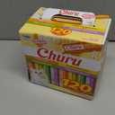 INABA Churu Cat Treats, Lickable, Squeezable Creamy Pure with Vitamin E, 0.5 Ounces per Tube, 120 Tubes Total, Chicken Variety (EXP 02/10/28)