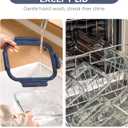 2-Pack Glass Food Storage Containers with Tempered Lids (21.3oz/2.7cup) - Airtight Snap Lock, Microwave & Oven Safe (-4~ 950F), Freezer to Baking Dish, BPA-Free, Gift Box (Blue)