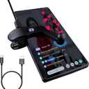 Auto Clicker for iPhone & TikTok Live - Auto Tap, Auto Screen Tapper for Smart Phone, Customizable Timing for Social Media, Broadcasts Likes, Lightning Deal, Reward Task (Black)