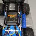 Remote Control Car, All Terrain Remote Control Truck for Boy, 2.4GHz Rc Car with Bodylight and Two Rechargeable Batteries, 20KM/H Monster Truck Toys