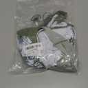 Girls Swimsuit One Piece Bathing Suit Tropical Floral with Adjustable Straps Girls'Swimwear with Cover Up  (13-14 Years, White+Green)