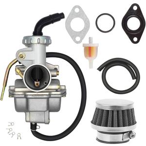 PZ20 Carburetor for TaoTao Kazuma Baja 70cc 90cc 110cc 125cc NST SunL Chinese Quad 4 Stroke ATV Go Kart Pit Dirt Bike CRF50F XL75 CRF80F XR50R with Air Fuel Filter