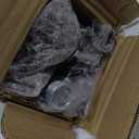 Room Darkening Rods, Single Window Rods 28-86 Inch(2.33-7.17ft) Telescoping Wrap Around Curtain Rod Splicing Structure With Hidden Base Bracket, Dark Bronze