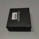 VANNANBA Genuine Leather Belts for men, Fashion Dress Designer Slide Belt for men Automatic Bucklewith Gift Box (Black)