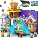 Magnetic Blocks with Storage Case, 1 Inch Large Size Magnetic Building Blocks Cubes, Magnet Blocks STEM Stacking Toy, Boy Toys Birthday Gifts for Boys & Girls Magnet Toys for Kids Age 3+, 84PCS