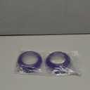 4PCS Center Console Dash Air Conditioner Vent Cover Trim Interior Accessories Compatible with Jeep Wrangler JK JKU 2011-2018 (Purple)