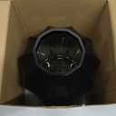 Black Grey Glass Vase for Flowers,Dark Grey Bud Tall Glass Vases,H-8.0" Simple Striped Design for Home Floor Decor,Farmhouse Decor, Centerpiece Coffee Table Decorations