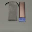 Vaydeer Metal Travel Pill Organizer  Compact Weekly Pill Box for Daily Medication  Portable Small Pill Case for Vitamins, Pills & Supplements (Rose Gold)