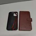 Bocasal Compatible with iPhone 12 Pro Max Wallet Case with Card Holder PU Leather Magnetic Detachable Kickstand Shockproof Wrist Strap Removable Flip Cover 6.7 inch (Brown)