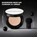 2Pcs Foundation for Older Women, Perfect for Light/Medium Complexions, Mushroom Head Air Cushion CC Cream, Cover up BB Cream for Mature Skin, Makeup Concealer Long Lasting Full Coverage