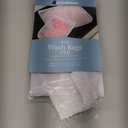 Whitmor Zippered Mesh Wash Bags - White (2 Piece Set)