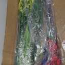 Der Rose 24 Bundles Artificial Flowers for Outdoor Fake Spring Flowers Plants UV Resistant for Home Garden Porch Window Wedding Decor