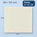 24 Pcs Cheesecloth for Straining 20x20 Inch  Reusable Grade 100 Muslin Cloth, Ultra-Fine 56x42 Weave, 100% Unbleached Cotton with Hemmed Edges, Cheese Cloth Strainer for Yogurt, Nut Milk & Baking