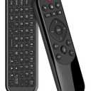 iPazzPort Universal TV Air Mouse Keyboard, Bluetooth & 2.4G, Voice Input for Smart TV/Android Box/PC/HTPC, QWERTY Remote (IR Learning)