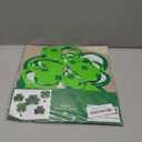 5 Pcs St. Patrick's Day Hanging Shamrock Decorations 3D Paper Shamrocks Honeycomb St Patricks Day Accessories Irish Party Ornaments for Home Birthday