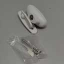 Gliding Patio Door Keyed Lock Assembly & Thumb Latch Compatible with Andersen Tribeca Style OEM Part #2573068, #2573078 & #2573609, 2-9/16" Hole Centers, Non-Handed, White Diecast