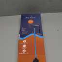 BigAlex Lightweight Collapsible Walking Cane with Soft Comfortable TPR Handle for Seniors and Elderly Adults, Larger Handle for Comfort, Adjustable Support Stick, Portable Travel Aid for Men & Women (Black-Red)