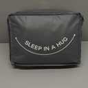 Weighted Blanket for Adults - 15lbs 48"x72" Cooling Heavy Blanket for 120-160lbs with Premium Glass Beads - Soft Thick Big Blankets for All-Season Sleeping Comfort BreathableGrey