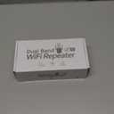 WiFi Extender, WiFi Extender Signal Booster Dual-Band(5.8G&2.4G) Wireless Repeater Coverage to 12880 sq. ft & 105 Devices, 1-Tap Setup, Supports Ethernet Port, Faster Speed