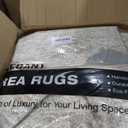 Soalmost 9x12 Area Rugs for Living Room Washable Print Rug Non-Slip Beige