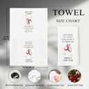 Kitchen Towels - White, Microfiber, 16x24 Inch, Farmhouse Style, Highly Absorbent, Durable, Perfect for Kitchen and Gifts