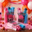 Wesnoy 20 Pcs Basketball Goodie Bag Pink Basketball Gameday Goodie Gifts Bags with Handles Reusable Sport Themed Favors for Candy Birthday Party Supplies 8 x 8 x 3.15''