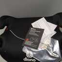 Diono Solana, No Latch, Pack of 2 Backless Booster Car Seats, Lightweight, Machine Washable Covers, Cup Holders, Black