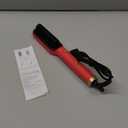 2023 Negative Ion Straightening Brush, Curler & Heated Hair Styler - 5 Temperature Settings, 2-in-1 Styling Comb with Fast Heating and Anti-Scald, Portable Electric (Red)