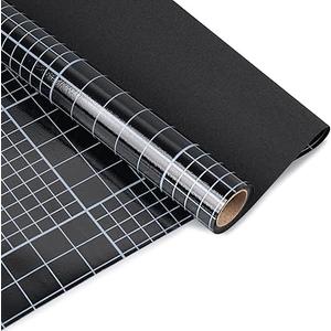 HIDBEA Blackout Window Film with Grid Line (17.5in x 13.1ft)