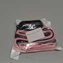 Heavy Duty Dog Leash, Laqibak Double-Sided Reflective Double Handle Dog Leash - Double-Layer Thickening, Lockable Safety Carabiner Design, 6 FT Perfect for Medium & Large Dogs Joyful Strolls, Pink