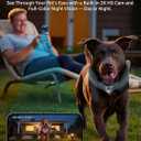 Wireless Dog Fence System, GPS Dog Fence Collar with 2K Camera, Live Video & Recording, Virtual Fence, GPS Tracker, Two-Way Audio, Waterproof, 5-Day Battery, for Medium & Large Dogs (Blue)