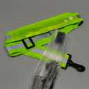 LED Belt Reflective Sash for Walking at Night,High Visibility Adjustable Night Running Safety Gear,Light Up Running Belt Reflective Gear with Phone Bag/Armband for Runners Walkers Men Women (Green)