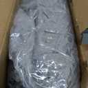 Wearable Heated Blanket with Foot Pocket & Sleeves, Electric Blanket Heated Robe for Women & Men, 5 Heat Settings, 3H Auto-Off, Machine Washable, ETL Certified, Gift-Ready, 50x70 inches, Light Grey