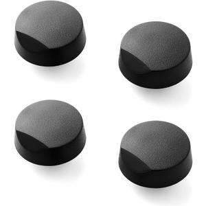 Upgraded 82977 82974 Cooktop Knob Replacement for Dacor Stove Parts, DE81-08738A Stove Knobs for Dacor Range Parts Burner Control Knobs SGM365 DE81-10313A Black Plastic Gas Stove Top Knobs 4 Pcs