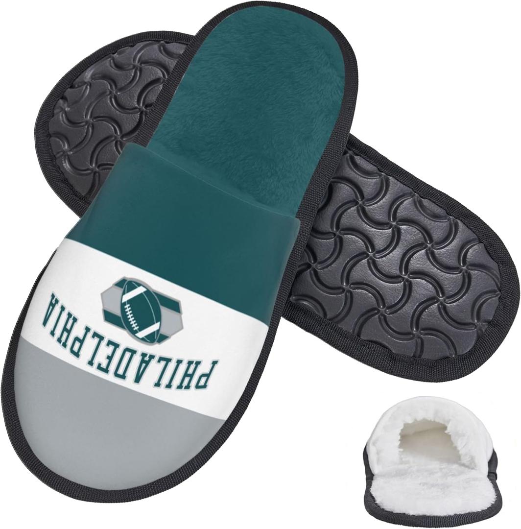 3 x Slippers for Guests, 11.2 inch,Disposable & Reusable Non-Slip Hotel Slippers with Storage Bag, Soft Cotton Guest Slippers for Women & Men,Non-Slip for Home, Gym,Party (White, XXL)