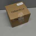 TWINKVILLA Battery Operated Chandelier, 2Pack Hanging Gazebo Lights, Acrylic Crystal Beaded Pendant Lights Outdoor Waterproof for Patio Tree Pergola Porch and Indoor Decor (2)