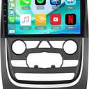 4+64G Android Car Radio for Dodge Durango 2014-2020 - Wireless Carplay & Android Auto - 9 Inch Touchscreen Radio with 32 EQ DSP, WiFi, GPS, Split Screen + AHD Rear View Camera